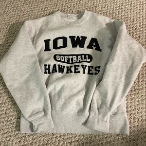 Champion Iowa Hawkeyes Softball Crewneck